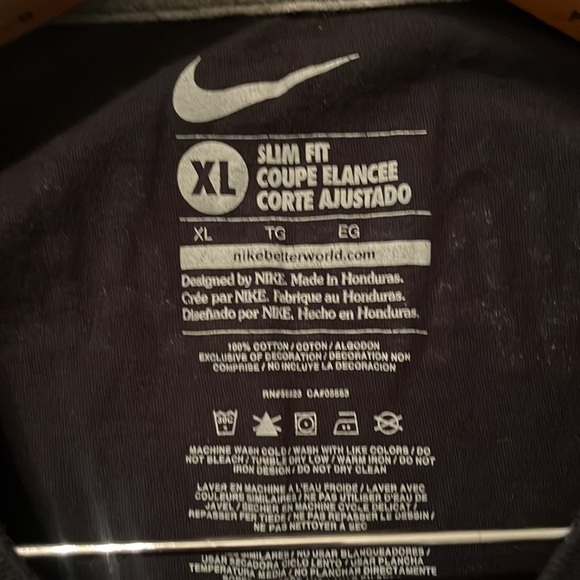 Nike USA Women Soccer #20 WAMBACK Black Soccer Tee Sz XL Slim fit - Picture 4 of 6